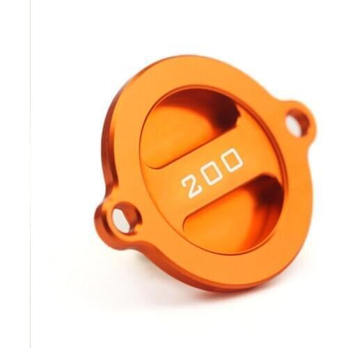 For KTM 200 390 DUKE 200DUKE 390DUKE 2012 2013 2014 2015 2016 2017 Engine Oil Filter Cover Cap Motorcycle Accessories Orange