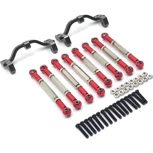 For WPL 1/16 B16 B14 B24 C14 C24 Remote Control Car Parts Upgrade Metal Rod Seat Bracket Adjustable Rod