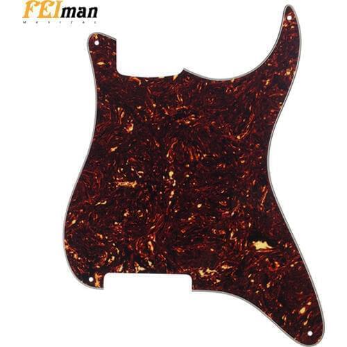 Pleroo guitar parts 4 Holes Pickguard Blanks Material with Real Aluminum foil shield for Strat Style Guitar Stratocaster Custom