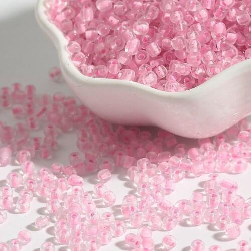 New 15g 2---4mm Glass with Core Beads Charm Czech Glass Seed Beads DIY Bracelet Beads for Jewelry Making Earring Necklace #02