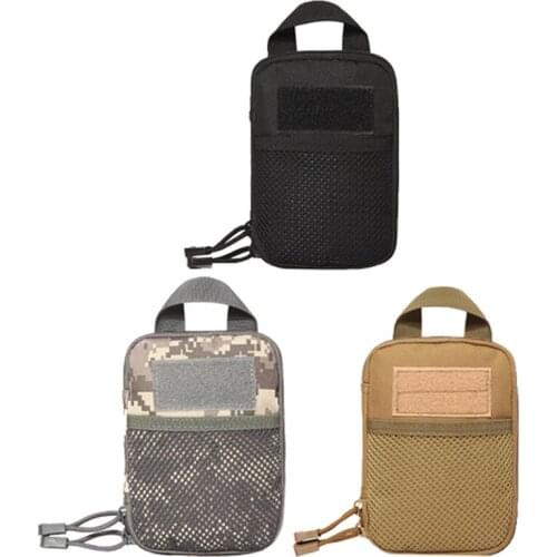 Outdoor 1pc Tactical Molle Medical First Aid Edc Pouch Phone Pocket Bag Organizer