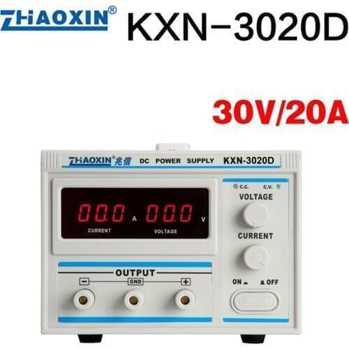 KXN-3020D 30V 20A power DC regulated power supply input 220V High quality Precision Variable Adjustable