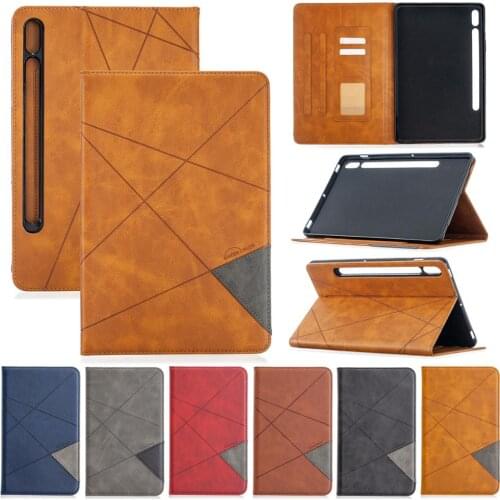 Luxury Leather Case For Samsung Galaxy Tab S SM-T870 11 inch Stand Holder Shockproof Tablet Cover for samsung Tab S7 SM-T870 11"