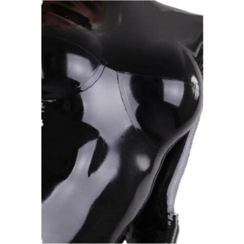 Handmade Sexy Exotic Lingerie Latex Catuit with Socks 3D Design Chest for Women Plus Size Custom Made