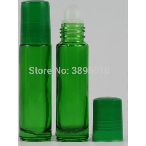 10ml Glass Perfume Roll on Bottle with Stainless Steel/Glass Ball Essential Oil Bottle F1027