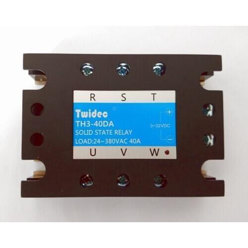 Three-phase solid-state relay TH3-40DA Hequan SSR factory direct-selling radiator and fan need to be photographed separately