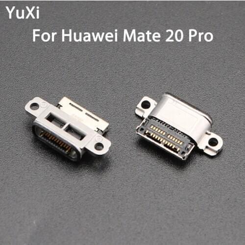 YuXi 1pc Type-C USB Plug Charging Port Connector Socket Power Dock USB C Jack For Huawei Mate 20 Pro Mate20Pro