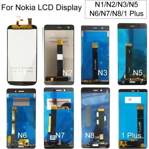For Nokia Lumia 1 Plus 2 3 5 6 7 8 LCD Display Touch Screen Digitizer Assembly For Nokia N8 N7 N6 N5 N3 N2 N1 Replacement Parts