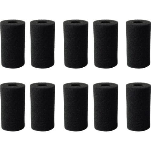 10x Aquarium Filter Sponge Water Cleaning Biochemical Protector Cover Black