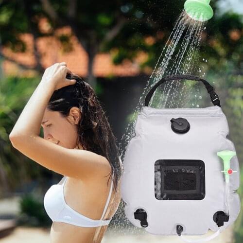 20L Water Bag Energy Heated Bathing Portable Solar Heated Outdoor Camping Shower Bag Picnic Water Bag Hiking Water Storage Case