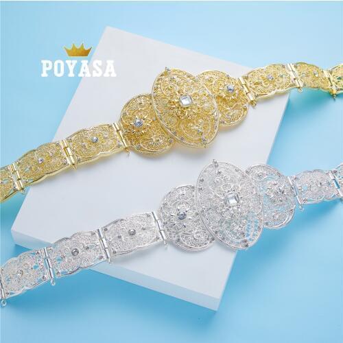 2020 july new design women belt chain metal waistband jewelry long adjustable length wedding caftan dress belt