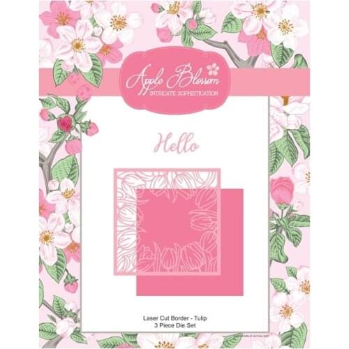 2021 AliliArts Metal Cutting Dies Tulip Frame diy Scrapbooking Photo Album Decorative Embossing PaperCard Crafts Die