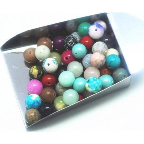 3pcs metal bucket jewelry beads and fittings measurements and collections tools testers items with top good quality silver color