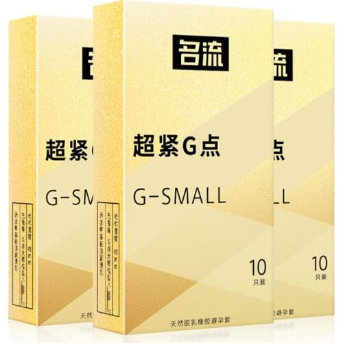30pcs Small Size G-Spot Big Particle Dotted Stimulation 45mm Condoms Delay Ejaculation Lubricant Sexo Intimate Sex Toys for Men
