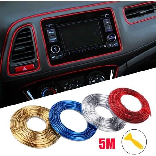 5M interior sticker decorative strip for jeep renegade wrangler grand cherokee Liberty Patriot Infiniti q50 FX35 G35 G37