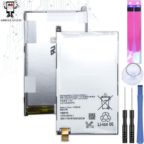 Battery for Sony Xperia Z1 Compact M51W Z1C D5503, Mpn Original Lis1529Erpc