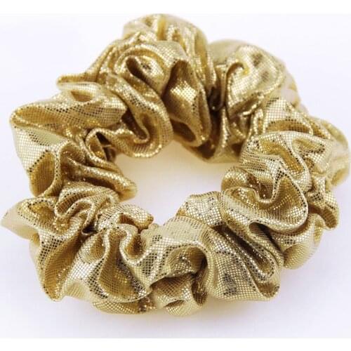 Shiny simplicity Lady Hair Scrunchies Ring Elastic Hair Bands Pure Color Bobble Sports Dance Velvet Soft Charming Scrunchie Hair