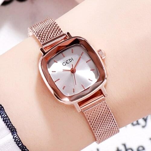 2020 Women Watch Belt Square Ladies Minimalist Fashion Quartz Watch Trend of Japan and South Korea Wristwatch Gift Dropshipping