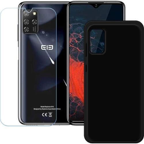 For Elephone E10 Tempered Glass Case Soft Silicone Case With Full Tempered Glass For Elephone E10 Coque