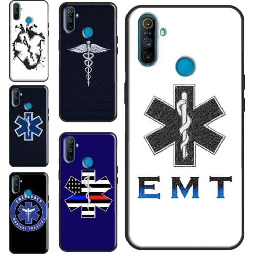 Emergency Medical Star of Life Case For OnePlus 8 Pro 9 Pro Nord 7T 8T 9R Cover For Realme C21 C15 C11 C3 GT Q3 6 7 8 Pro