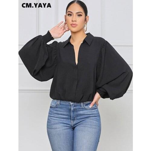 Черные блузки CM.YAYA China At AliExpress
