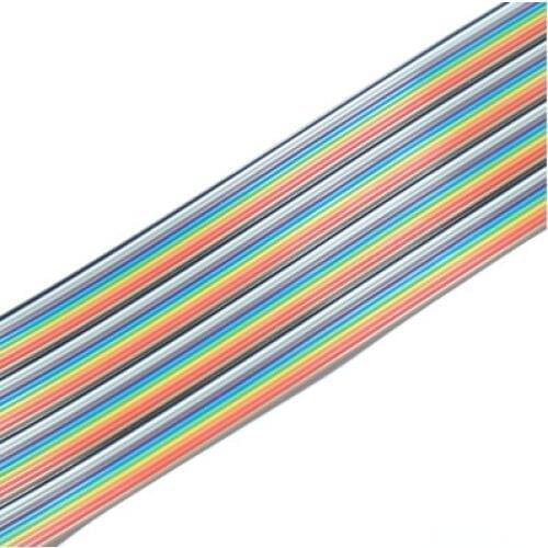 5Meters 1.27mm Pitch Colorful Flat Ribbon Cable For 2.54mm FC IDC Box Header Connector 12P 14P 16P