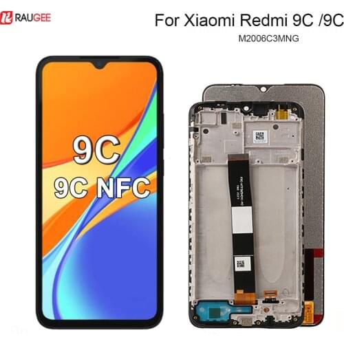 LCD Display For Xiaomi Redmi 9C /9C NFC Screen Mult Touch No Dead Pixel Screen Replacement For Xiaomi Redmi 9C NFC M2006C3MNG