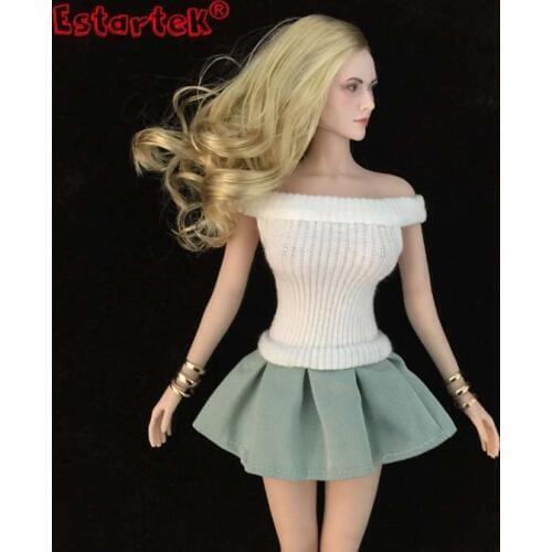 Estartek ET0001 1/6th Scale One Piece Dress 1:6 Mini Skirt for 12" Collectible Action Figure DIY