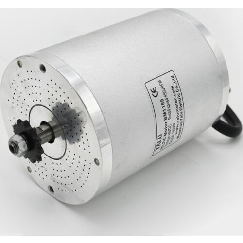 60V 2500W MY1020 upgraded brushless motor BM1109 Bike motor Electric ATV electric bicycle electric motorcycle modified DC motor