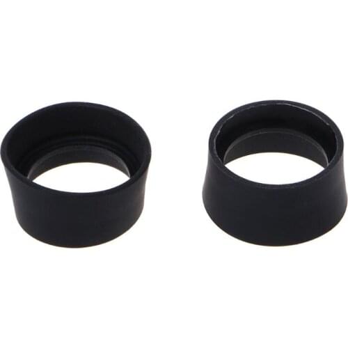 2 Pcs Soft Rubber Eyepiece Eye Shield 29-30mm Eye Guards Cups Eyepiece Covers For Binocular Microscope