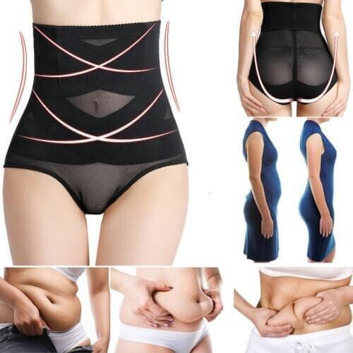 Sexy Womens Intimates Shapers Seamfree Underwear Slimming Panties Silicone Strip Rubber Waist Lateral Bone Support