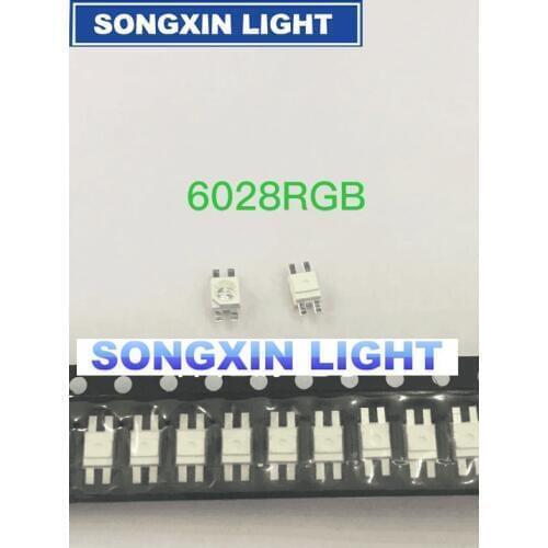 70pcs SMD 3528/6028 RGB LED Common Anode SMT Chip Tricolor (Red Green Blue) 1210 Shine down Light Emitting Diode Lamp