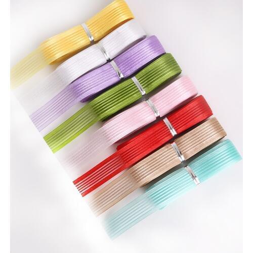 High Quality 5 Yards 18 mm Multicolor Organza Ribbons For DIY Wedding Party Decoration Sewing Crafts Gift Packing Ribbons