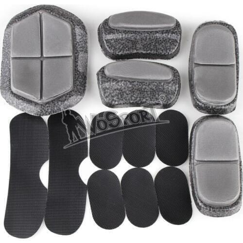 WoSporT Tactical Helmet Accessories EPP Sponge Pad Inside Magic Tape Outdoor Helmet Protector 13pcs/set