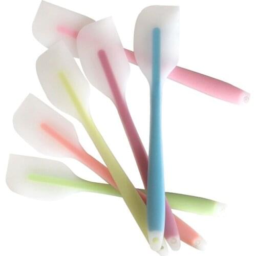 1 PC. silicone rubber mold butter spatula kitchen cream mixing scraper heat resistant cookie scraper kitchen utensils