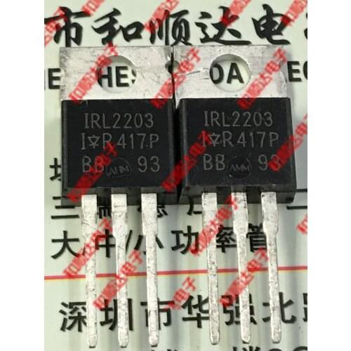 10pcs/lot IRL2203 New Spot TO-220 30V 116A