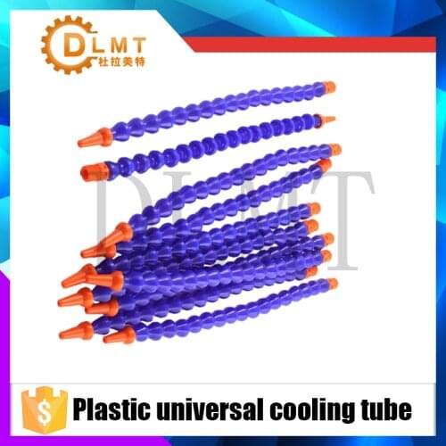 10PC 400mm 3/8 Round Nozzle 500mm 600mm 700mm 40cm Plastic Flexible Water Oil Coolant Pipes Hoses For CNC Machine Lathe Milling