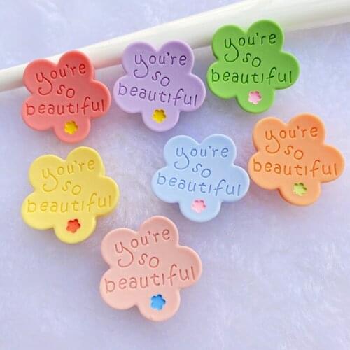 10Pcs Resin Lovely Mixed Mini Beautiful plum blossom Flatback Cabochon Scrapbook Kawaii DIY Embellishments Accessories D30