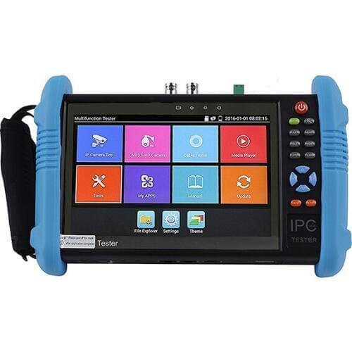 1280*800 7" CCTV Tester Pro Monitor HDMI input/output H.265 4K Camera Analog IP Camera Tester,Onvif POE Wifi PTZ IPC-8900 Plus