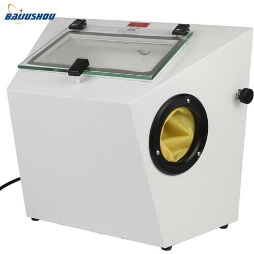 220V Small desktop Sandblasting Machine Metal surface Polishing Grinding machine