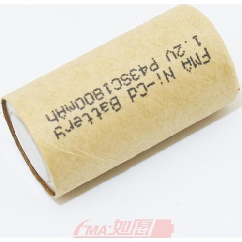 30Pcs Ni-Cd Sub C SC 1.2V 1200mAh 1500mAh 1800mAh Rechargeable Battery No tabs for DIY Emergency Exit Light Backup power
