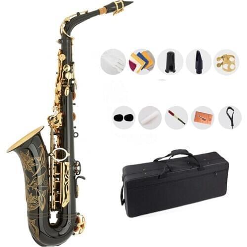 Top Japan YAS Alto Saxophone gold 875EX Alto Sax Black gold Professional performance Mouthpiece Accessories