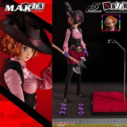 For Collection 1/6 Scale Female Cartoon Actio Figure PERSONA 5 NOIR TS08 Seamless Figure Model for Fans Holiday Gifts