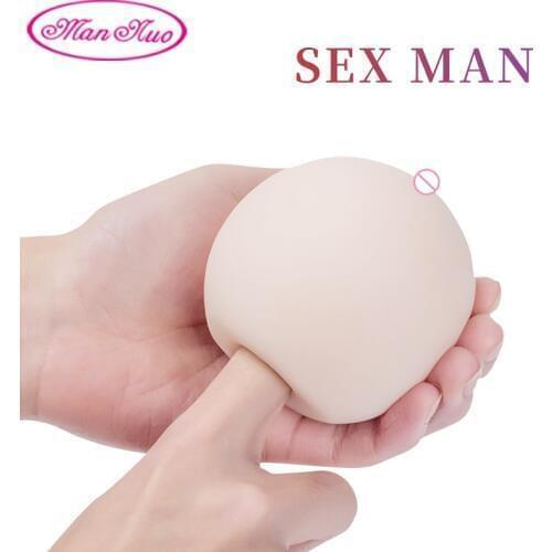 Man Nuo Adult Games Big Soft False breast Artificial Breasts Sex Breast Male penis Masturbator real realistic female skin Sexy