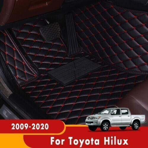 Carpets For Toyota Hilux 2020 2019 2018 2017 2016 2015 2014 2013 2012 2011 2010 2009 Custom Car Floor Mats Auto Pedals Covers