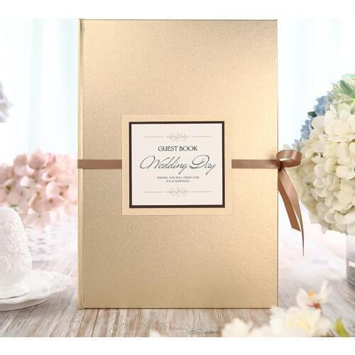 Creative Vintage Wedding Guest Book Friends and Family Gift Record Book
