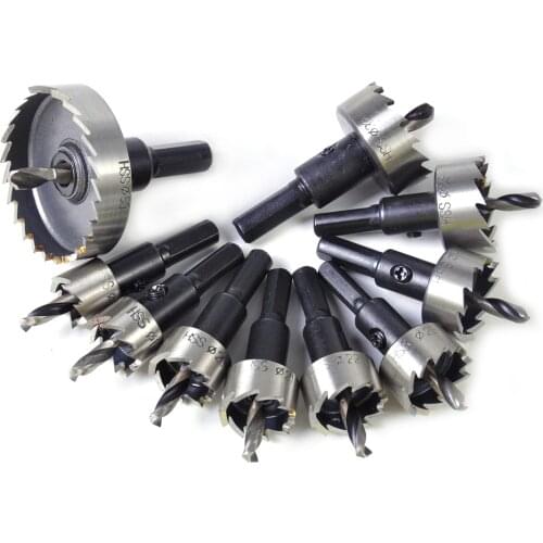 LETAOSK 28mm 32mm 50mm HSS Steel Saw Tip Tipped Drill Bit Hole Cutter Tool for Wood Metal Alloy Tool