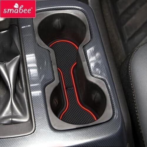 For Chevrolet Colorado GMC Canyon 2015-2021Anti-Slip Gate Slot Cup Mat Non-slip Pad Accessories Internal slot mat sticker