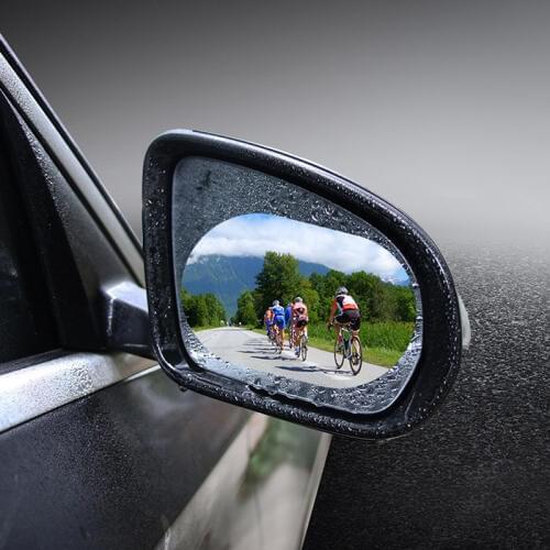 A Pair Of Car Sticker Film Car Mirror Window Clear Film Membrane Anti-glare Waterproof Anti Fog Car Rearview Mirror Protective