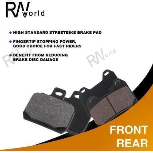 Motorcycles Parts Front and Rear Brake Pads For DUCATI 1100S Monster 2009-2010 1100 Monster Evo 2011-2013 1200 Multistrada ABS